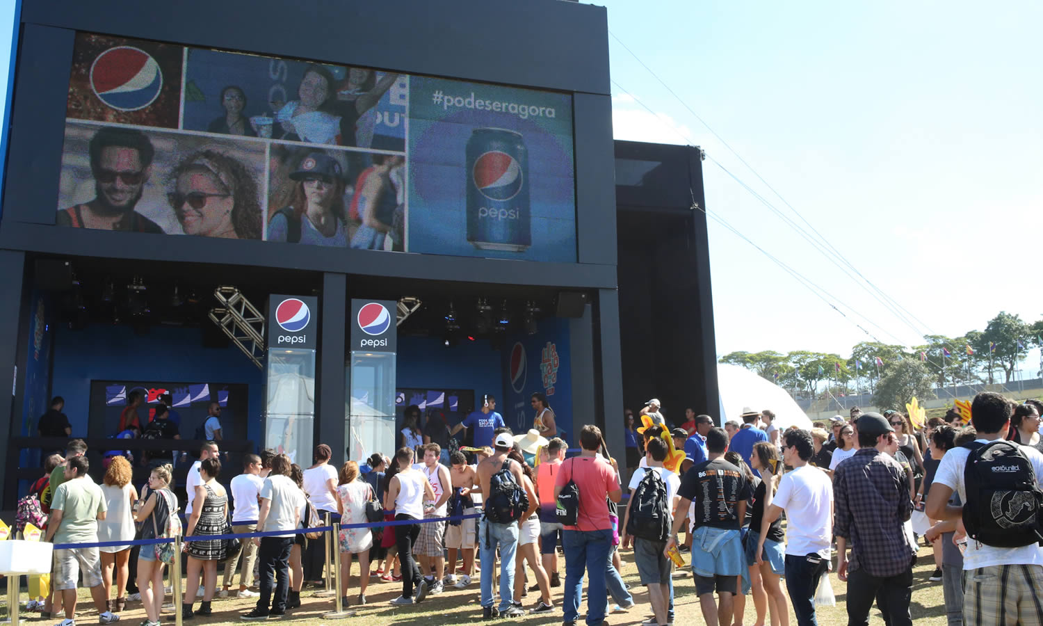 Pepsi Sound Machine no Lollapalooza 2014
