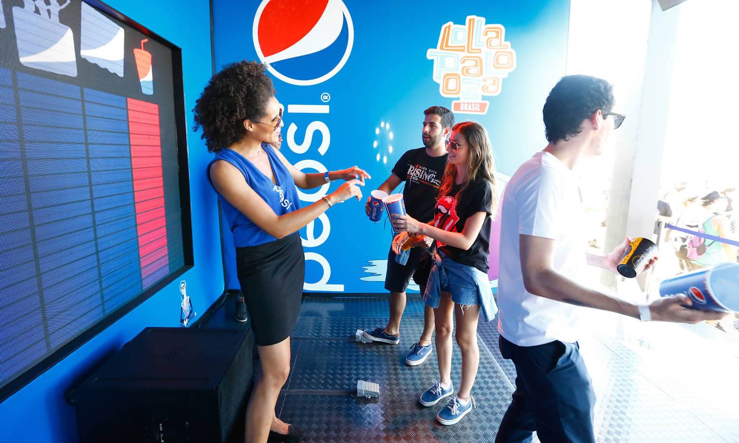Pepsi Sound Machine no Lollapalooza 2014